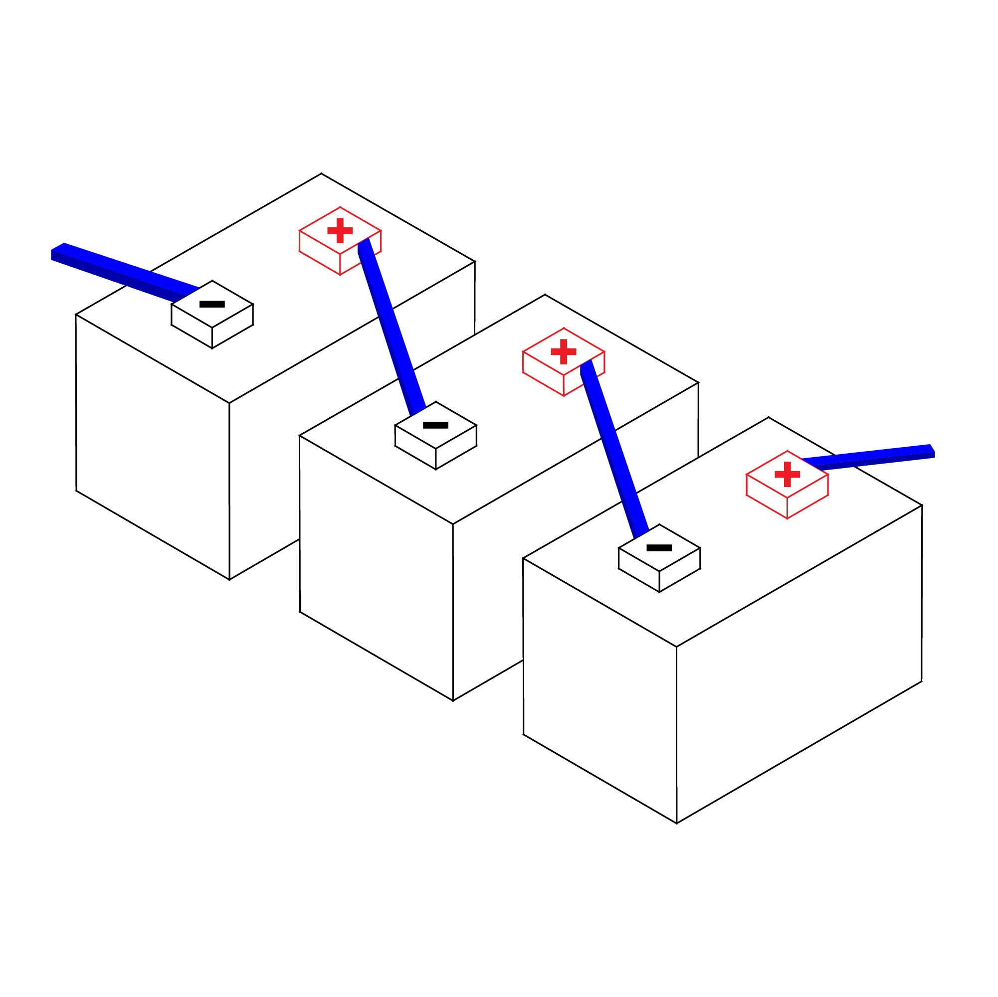 Batteries wired in series diagram