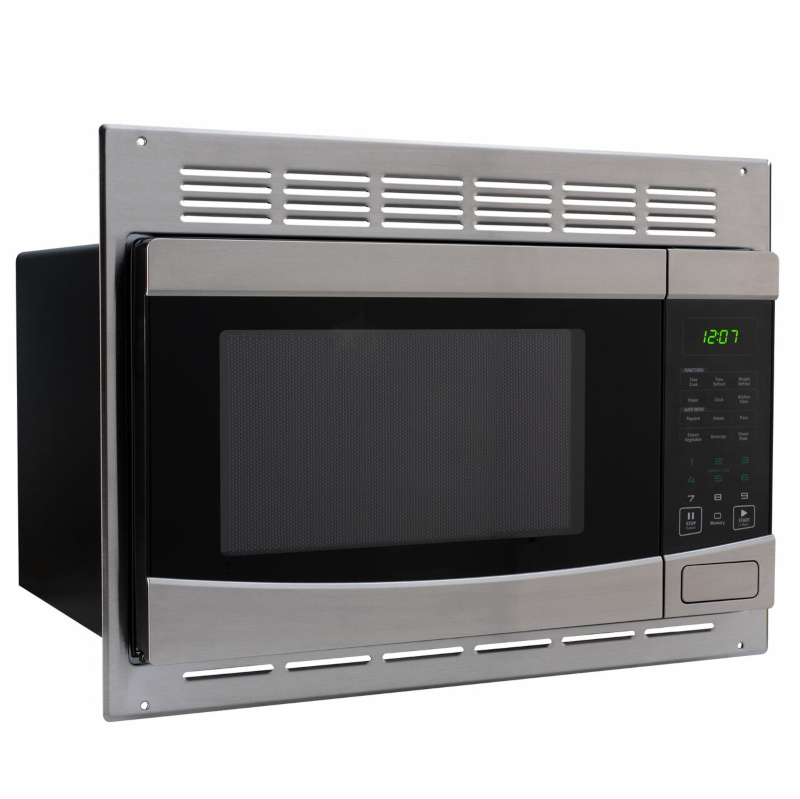 RecPro RPM-1-SS Stainless Steel RV Microwave